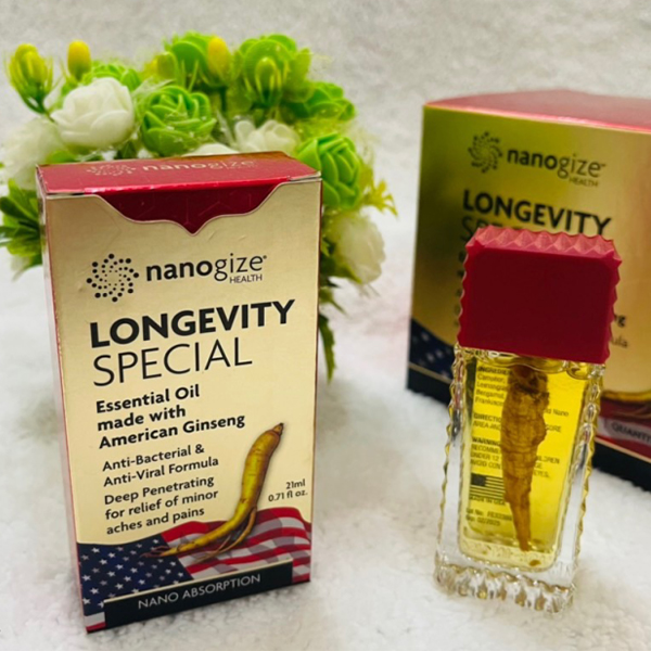 Dầu nóng nhân sâm Nanogize Longevity Special Ginseng Essential Oil