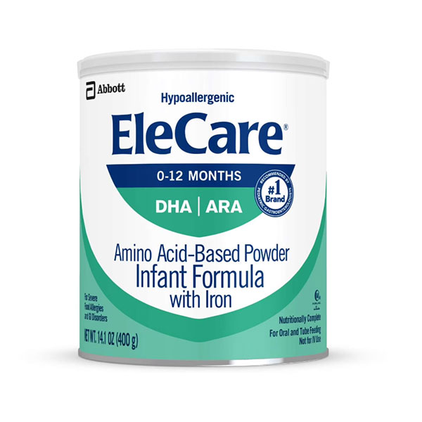 EleCare Hypoallergenic Amino Acid-Based Powder Baby Formula, 14.1-oz Can